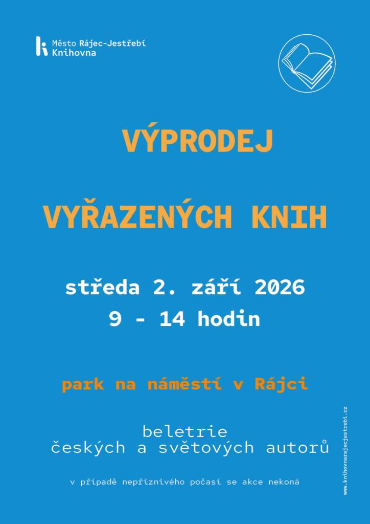 výprodej vyřazených knih